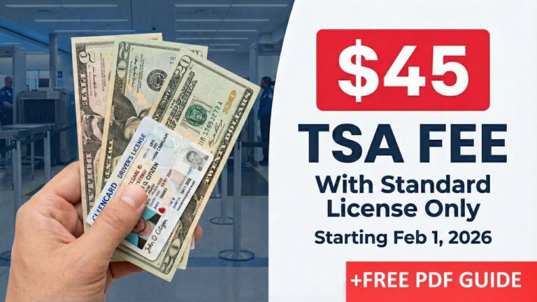 Avoid TSA’s $45 Fee Forever: 3 Easy Options!