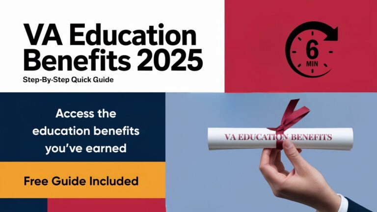 Unlock Your VA Education Benefits: Complete Guide for Veterans in 2025