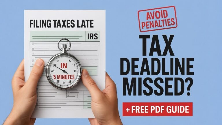 Late Tax Filing Explained: Penalties, Refunds & Solutions in Under 5 Minutes