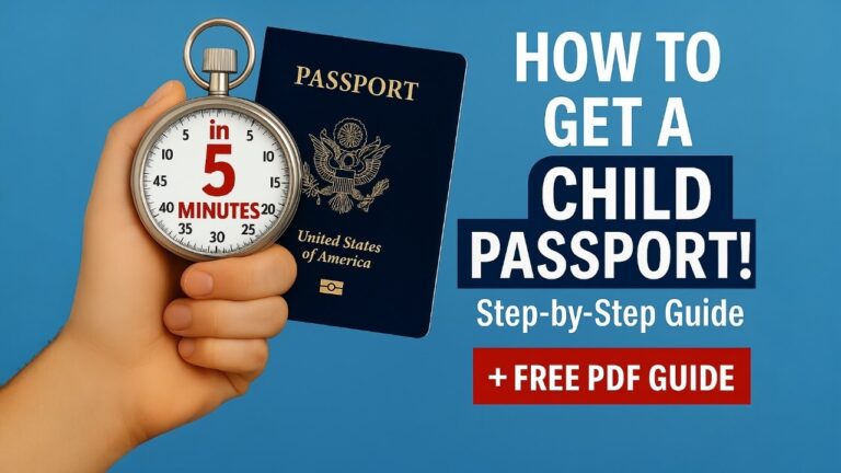 Getting Your Child’s Passport Fast: 5-Minute Guide
