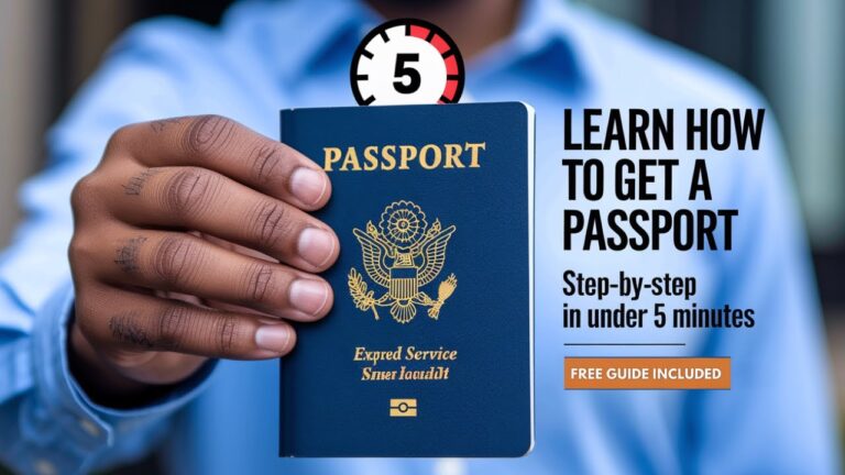 How to Get a U S Passport 2025: Step by Step Guide