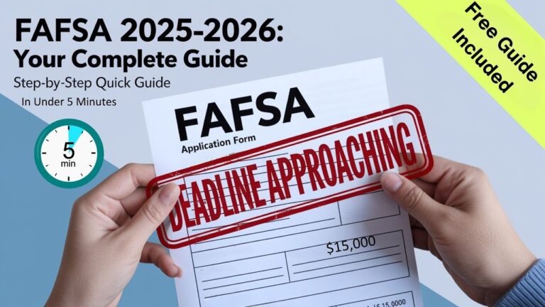 FAFSA Deadlines & Secrets: Everything You Need in Under 5 Minutes