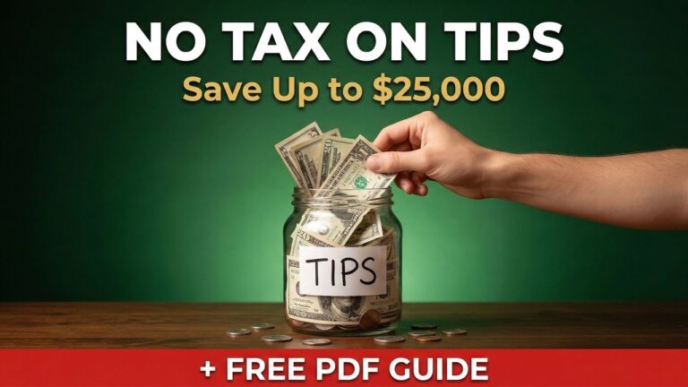 No Tax on Tips: How to Save Up to $25,000 on Your 2026 Taxes