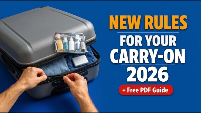 New Carry-On Rules for 2026 — What Every Traveler Needs to Know Before the Airport