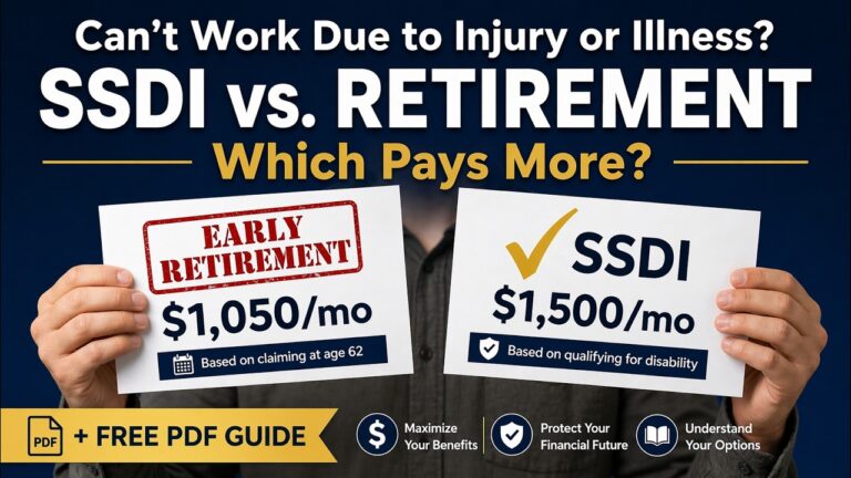 Can’t Work Due to Injury or Illness? SSDI vs. Early Retirement (2026)
