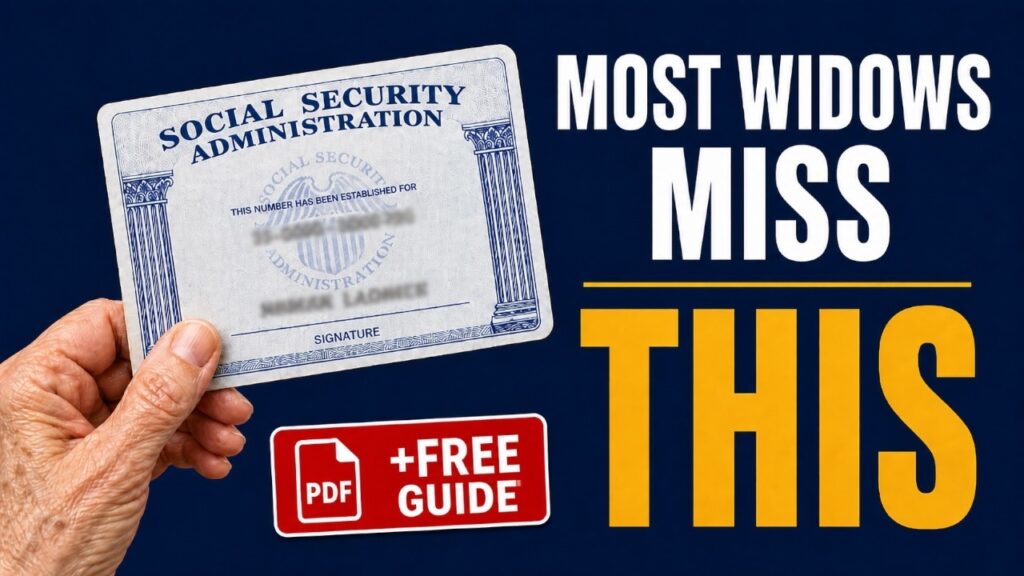 Social Security Survivor Benefits 2026 guide — older woman holding a Social Security card