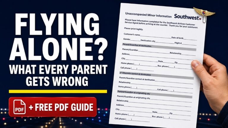 Flying With Kids Alone in 2026: Every Airline Rule & Mistake to Avoid