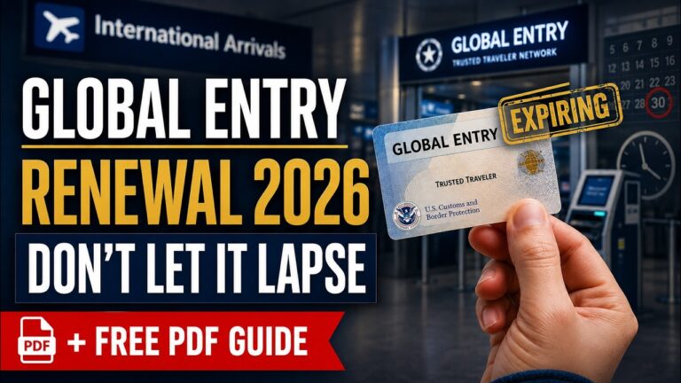 How to Renew Global Entry in 2026: Beat the Backlog & Keep TSA PreCheck