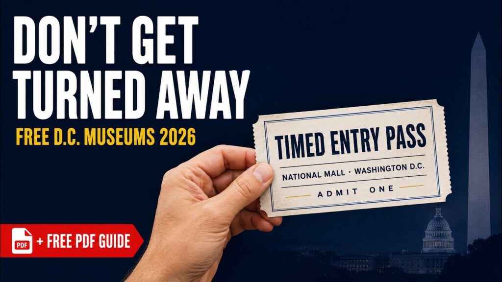 Free museums in Washington DC 2026 — timed entry pass for the National Mall