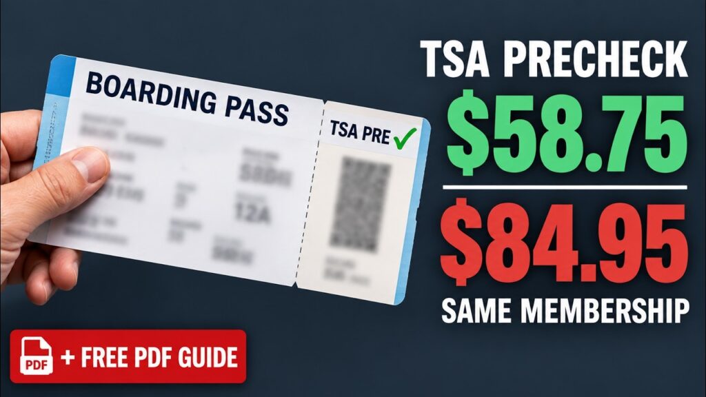 TSA PreCheck 2027 renewal prices compared across IDEMIA, Telos and CLEAR